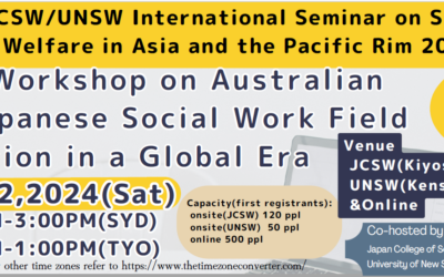International Seminar on Social Welfare in Asia and the Pacific Rim 2024